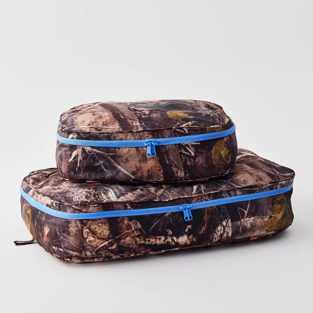 NWT Baggu Large Packing Cube Set - Photo Forest